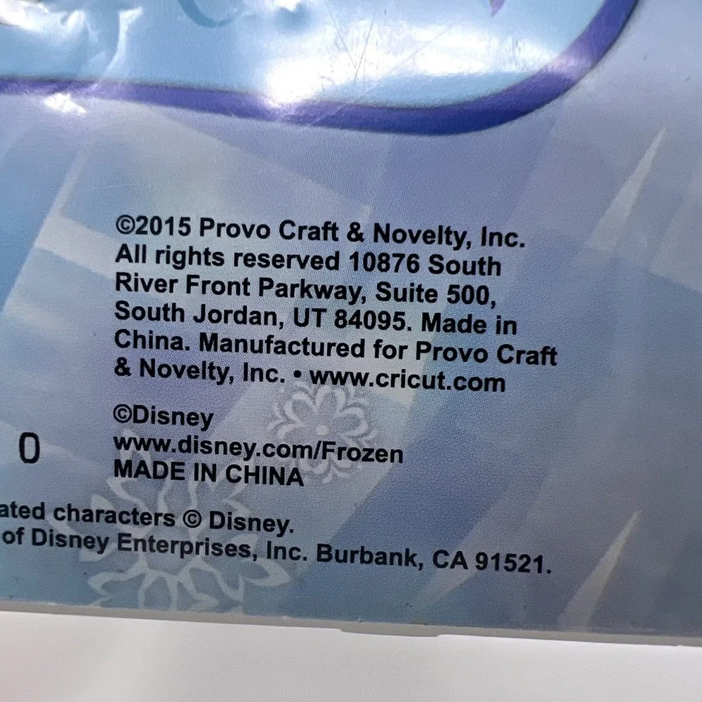 Disney Frozen Cricut Imagine Cartridge with Handbook Untested 2015 Provo Craft